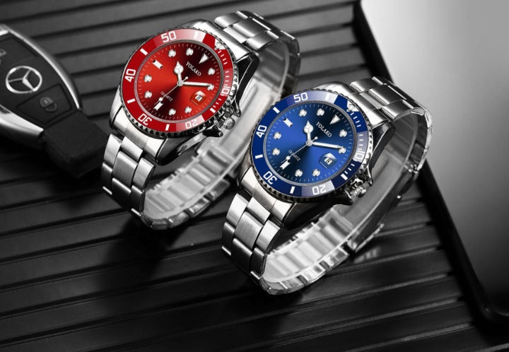 Reloj elegante hombre acero inoxidable