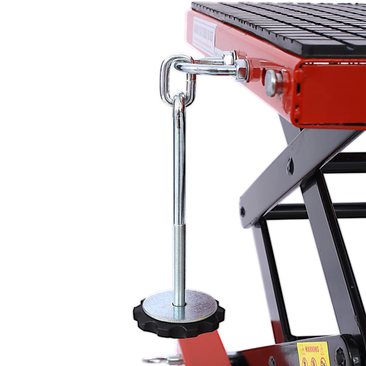 Metal Jack Lifting Foot Pedal Wheels